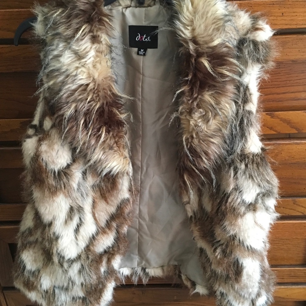 Ladies fur vest